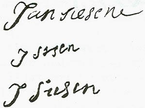 jacobus handtekening